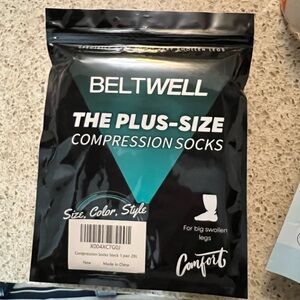 Beltwell® - Plus-Size Foot & Ankle Compression Socks For Edema & Lymphedema